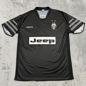 Juventus Jeep Jersey #4 Large Shirt Kit Black White Italia‎ Serie A Futbol